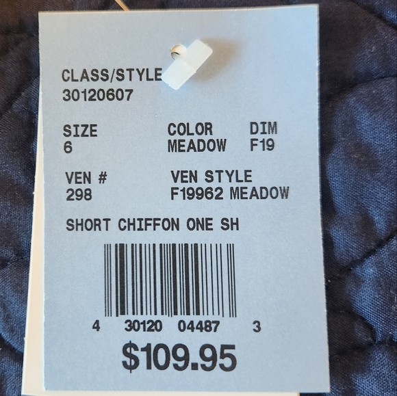 David's Bridal one shoulder bridesmaid dress in meadow color, size 6 - Picture 3 of 6